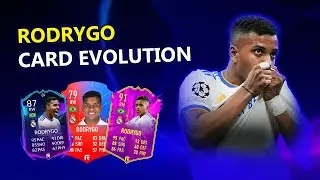 Rodrygo Card Evolution
