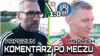 KOMENTARZ PO MECZU: PAPSZUN I HINDRICH - Legia 1:0 Sigma (16.01.2026) | Legia TV
