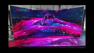 Genex Curved LED Wall + Floor Screen: Dive into 3D Visual Extravaganza #Genex #leddisplay #ledscreen