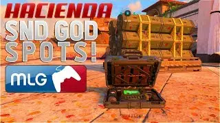 SnD GOD SPOTS on HACIENDA! (BO4 SnD BEST Competitive Search and Destroy Plant Spots) Black Ops 4