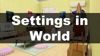 ZEPETO Settings in world tutorial