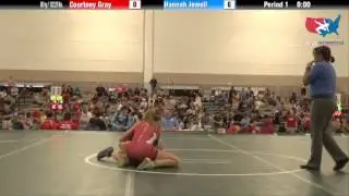 FILA Cadet 60 kg / 132.25 lbs. - Courtney Gray vs. Hannah Jewell