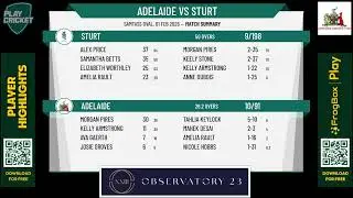 Adelaide v Sturt