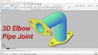 PIPE JOINT || ELBOW PIPE JOINT || MACHINE DRAWING || MECHANICAL ENGINEERING || PIPE || BM Classes