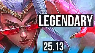 VAYNE vs SYNDRA (MID) | 13/2/10, Legendary | EUW Diamond | 25.13