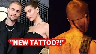 Justin Bieber Shocks Fans with Massive New Back Tattoo at 2026 Grammys!