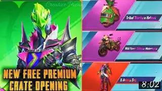 🔥NEW PREMIUM CRATE OPENING IN BGMI || X-ANIMA SET || WILD FEVER SET || FUNKY DIVER SET || URBAN NEON
