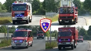🚨 HLF + DLK + TLF + ELW + LF 16-TS + GW-L Feuerwehr Triptis + KLF Feuerwehr Pillingsdorf