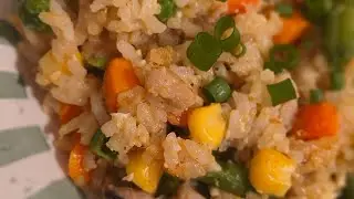 Simple and Quick Chicken Fried Rice 
