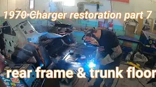Замена пола багажника Charger 1970 года