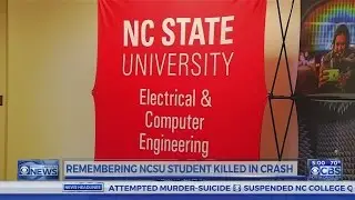 NC State plans vigil to remember engineering student killed in crash