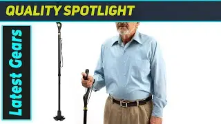 Unbeatable Walking Cane: 10 Heights, Self-Standing