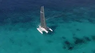 Corsair Sprint 750 - Foil Assist, Beautiful Sailing in Bonaire