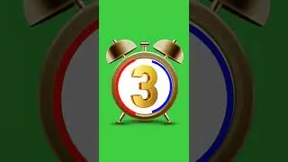5 Second Timer Green Screen Free Time Second Ring #timervideo