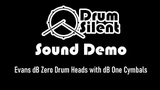 Evans dB Zero Drum Heads with dB One Cymbals Sound Levels