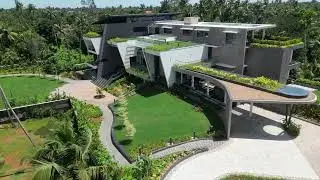 30000 sqft luxury apartment with elegant glass interiors work by Green Interio Fusion