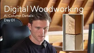 Digital Woodworking: AI Column Details in Rhino + D5 (Day 01)