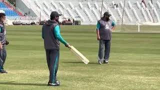 Catches win Matches .Star Muhammad Yousaf Take catching session with players #pakvsaus #rawalpindi