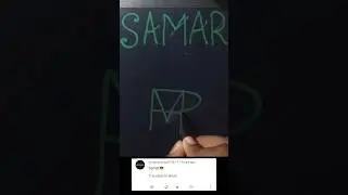 Samar name create a brand logo 😱 #short #youtubeshorts #viral #trending #shorts #logo  #art