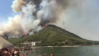 Live from Marmaris as fires spread across Turkish coast
