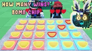 How Many Games Can I Win in a Row in Roblox Bomb Chip? #roblox #bombchip