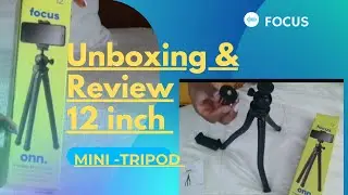 Распаковка | Гибкий мини-штатив 12 дюймов | Onn Brand