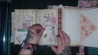 Simply Elegant Shabby Chic Junk Journal - Flip Through #junkjournal