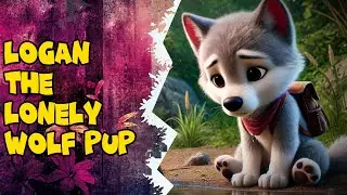 Logan the Lonely Wolf Pup | Bedtime Story for Kids