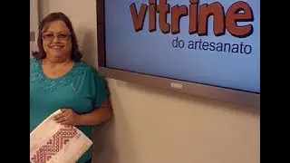 Toalha de Lavabo em Ponto Reto com Leila Jacob | Vitrine do Artesanato na TV