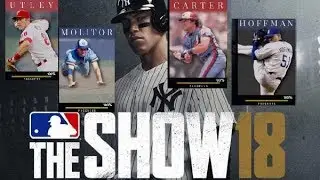 UTLEY, MOLITOR, CARTER, HOFFMAN!!  DIAMOND CAREER ARC GAMEPLAY!  MLB THE SHOW 18!  RANKED SEASONS!
