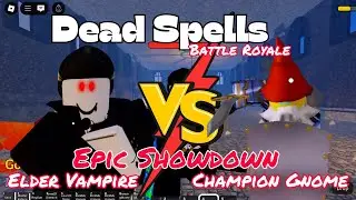 Champion Gnome vs Elder Vampire &ndash; Dead Spells' RAREST Legendary Boss Battle! 💬 Vote BEFORE watching!