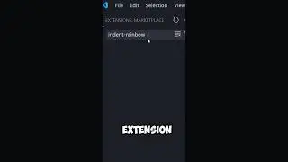Visual Studio Code Extensions Pt.3 - Rainbow Indent #vscode #python #shorts