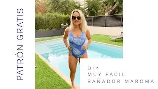 DIY - Como hacer un bañador de mujer muy fácil. Patrón gratis.