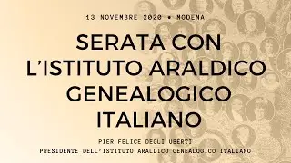 Serata con l'Istituto Araldico Genealogico Italiano // Mese della Genealogia 2020