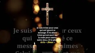Je suis triste pour ceux qui ont ignor&eacute; ce message. #foi #dieu #j&eacute;sus