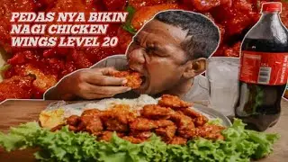 Wow level 20!! Mukbang 20 pcs chicken wings level 20 + nasi #mukbang #virar #mukbanginternational 