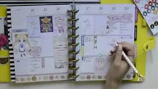 Sailor Moon Planner Weekly Spread