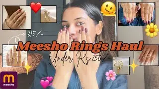 Meesho Rings Haul | Meesho Sale 2024 | Prabhjot Kaur | 🛍️&hearts;️ |