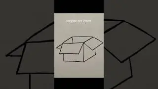 How to draw a Carton Box easy😊#carton #art #shorts #short #shortsfeed #howtodraw #drawing #draw