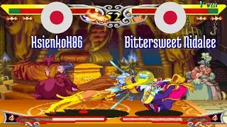 FT5 @vsavj: HsienkoH86 (JP) vs Bittersweet Nidalee (JP) [Vampire Savior vsav Fightcade] Mar 18