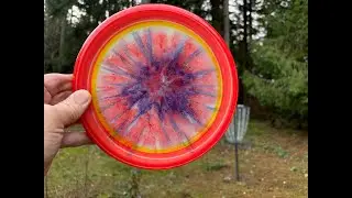 Dying a Berg Glow Disc using the Shaving Cream Method