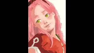 🌸 #harunosakura #naruto #fanart #procreate #digitalart #digitalportrait #portraitfeed #shorts #art