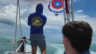 Key West Parasailing 1st Family Returning 
