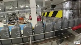 CMI_TAVOLO DI CARICO + LOGYKA R 12 MAS 4 PP INOX + SIG + EA2E + TAVOLO DI ACCUMULO ROTANTE + COMPACT