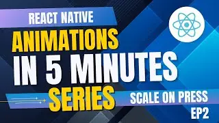 ⚡ Button Press Animation in React Native | Reanimated 3 in 5 Minutes
