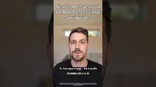 What is the 3 year rule for Non Concessional Contributions?