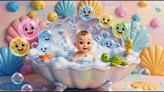 Bubble Bath Adventure! Cute Cartoon Baby | Learning ABC & 123