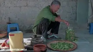 Get Vegetables from Garden To Making Mixed Pickles | Rural Ethnic Food | The Countryside Uncle