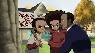 The Boondocks - Riley Confronts Tom about R. Kelly Trial