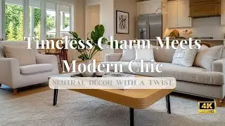 ✨ Timeless Charm Meets Modern Chic: Neutral Decor with a Twist 🕊️